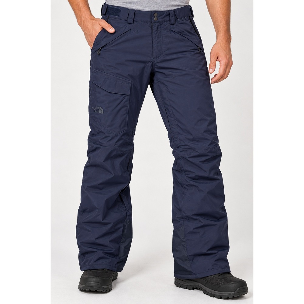 The North Face Mens Navy Blue DryVent Insulated Snow Ski Pants Small Long